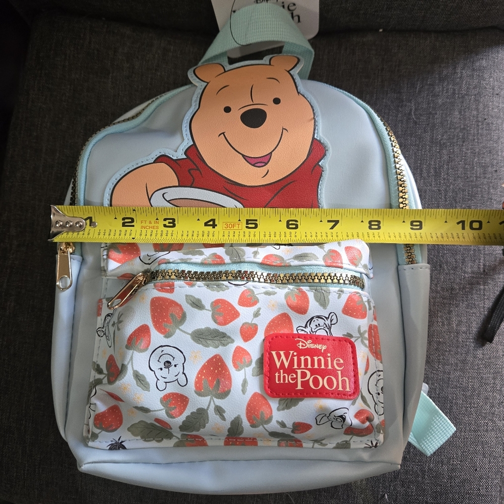 Disney Winnie the Pooh Mini Bag - Light Blue and Red - Picture 10 of 11